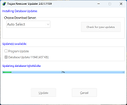 Trojan Remover Updater Screenshot